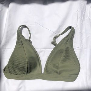 Abercrombie Green Bikini Top